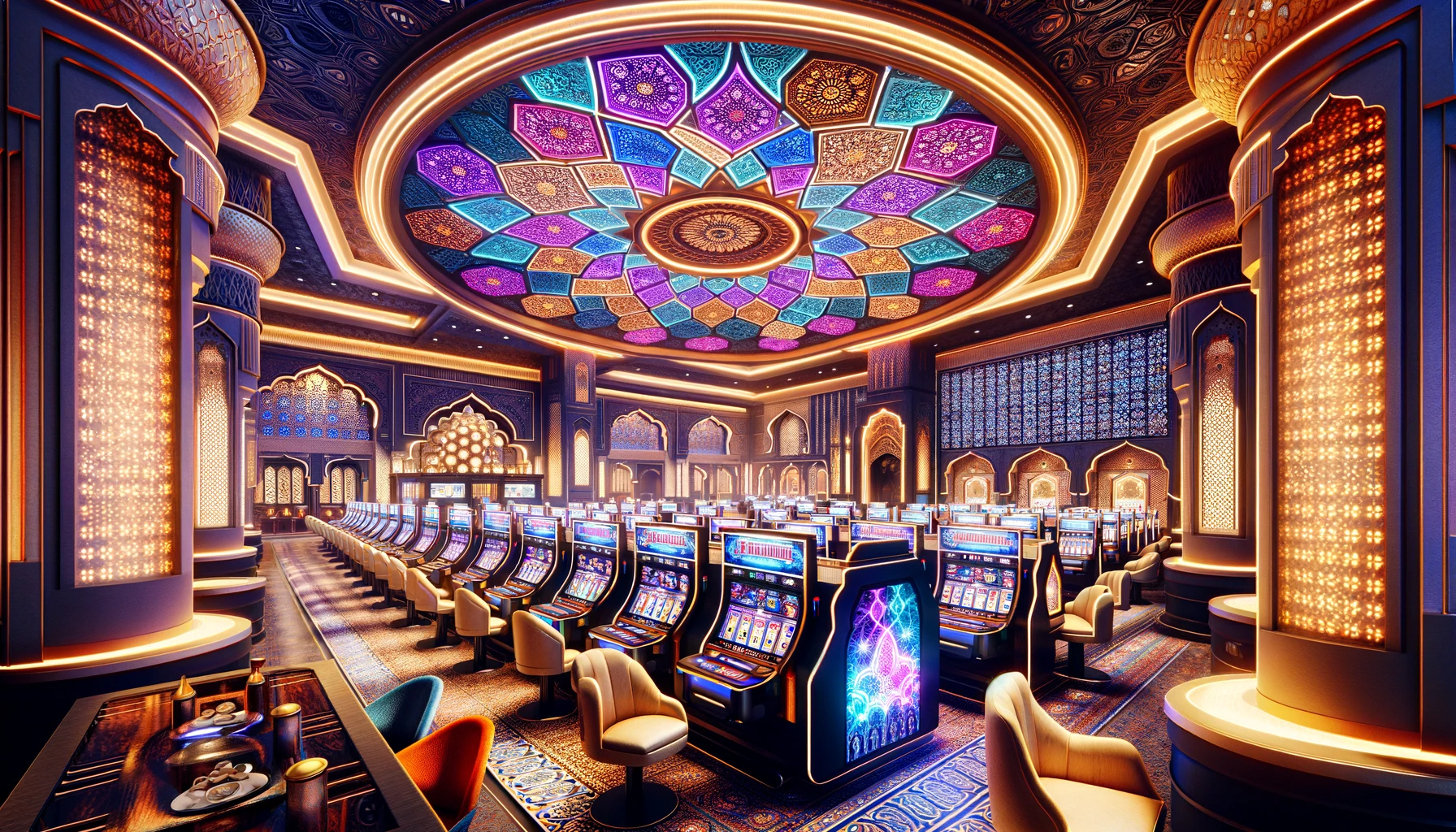 Arabian casino atmosphere